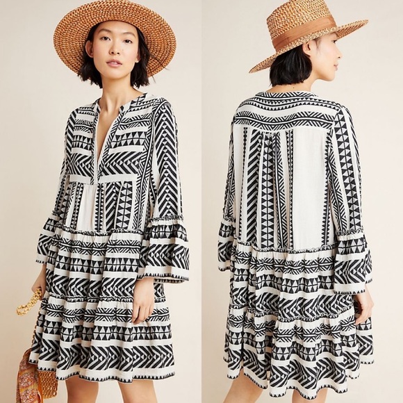 devotion petra tiered tunic dress